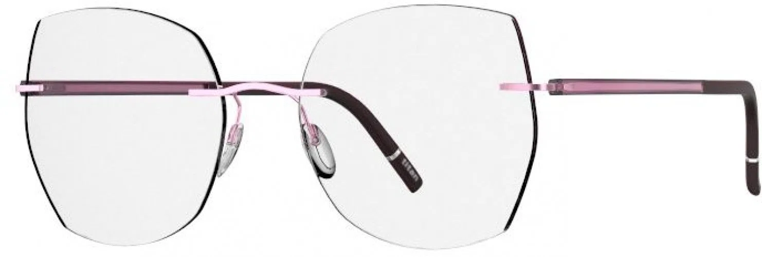 Silhouette The Wave Color Groove Demo Rimless 5567 Eyeglasses - view 53